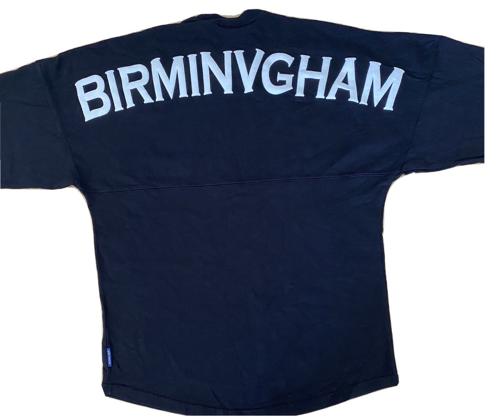 Birmingham Spirit Jersey Alabama Long Sleeve Shirt NEW BIRMINVGHAM XS