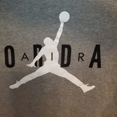 Air Jordan Mens XL Gray Wordmark Jumpman T-shirt Short Sleeve Tee 363277-02K