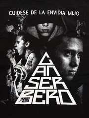 CANSERBERO T-Shirt RARE Embroidered Logo Rap Hip Hop Venezuela Latin Lil Supa