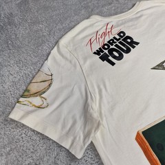 Nike Jordan Artist Series Jacob Rochester Flight World Tour T Shirt Mens L Cream