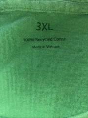 Apple T-Shirt Sz 3XL Leave The World Better Than You Found It Green Computers