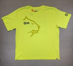Carhartt Hi Vis Safety T Shirt XL Lime Yellow ASC Sabertooth Logo NWT