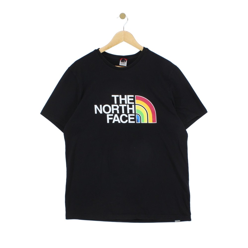 North Face Graphic T-Shirt Mens Size L Black Outdoor Logo