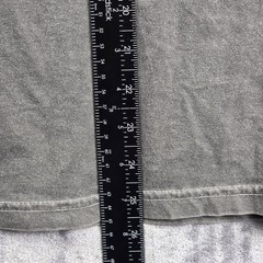Comfort Colors Graphic Shirt Mens Medium Grey Mission Matthew 28:19 Long Sleeve