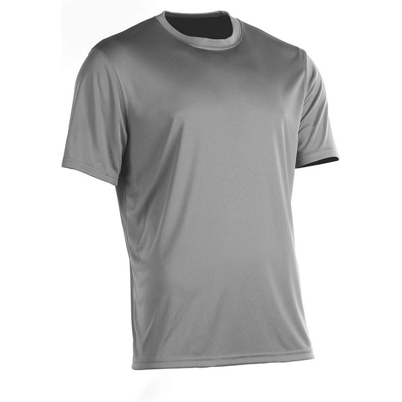 Champion Tactical TAC22 Men’s Short Sleeve Double Dry T-Shirt, Stone Gray, Small