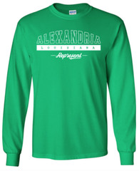 Alexandria Louisiana T-Shirt Long Sleeve Graphic tee