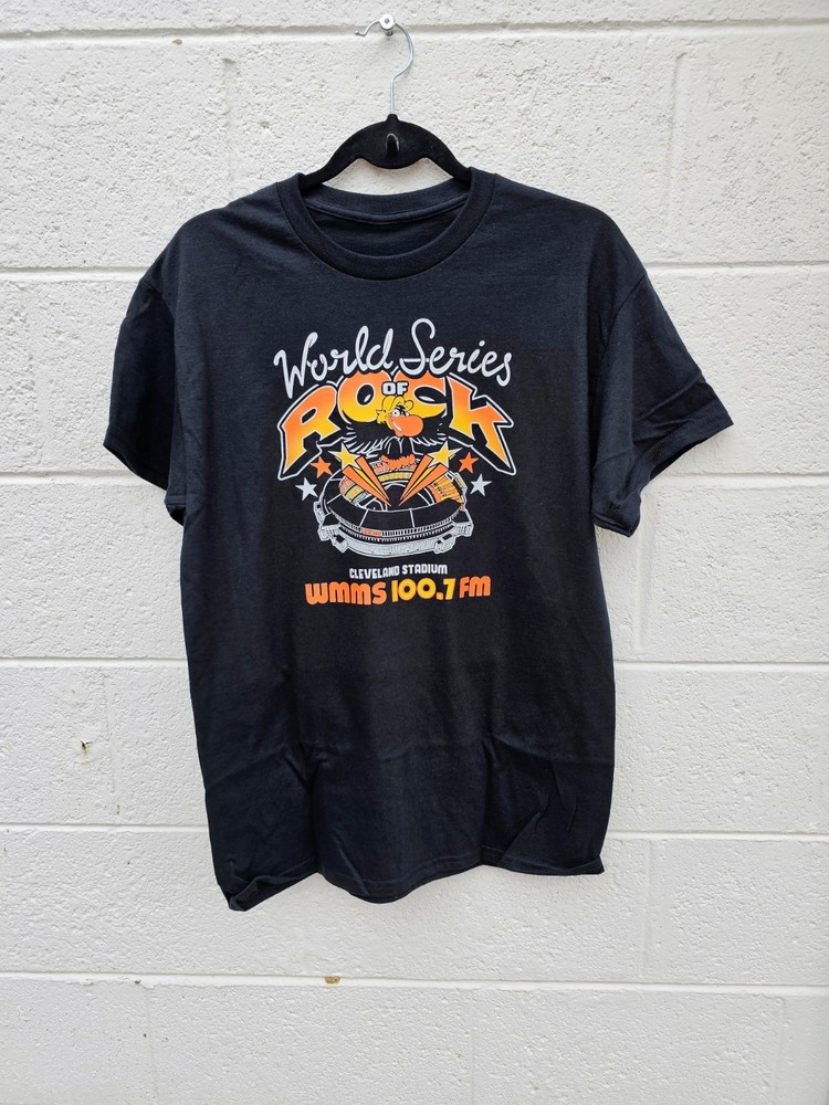 WMMS, World Series of Rock Cleveland Concert Festival Cotton T -Shirt