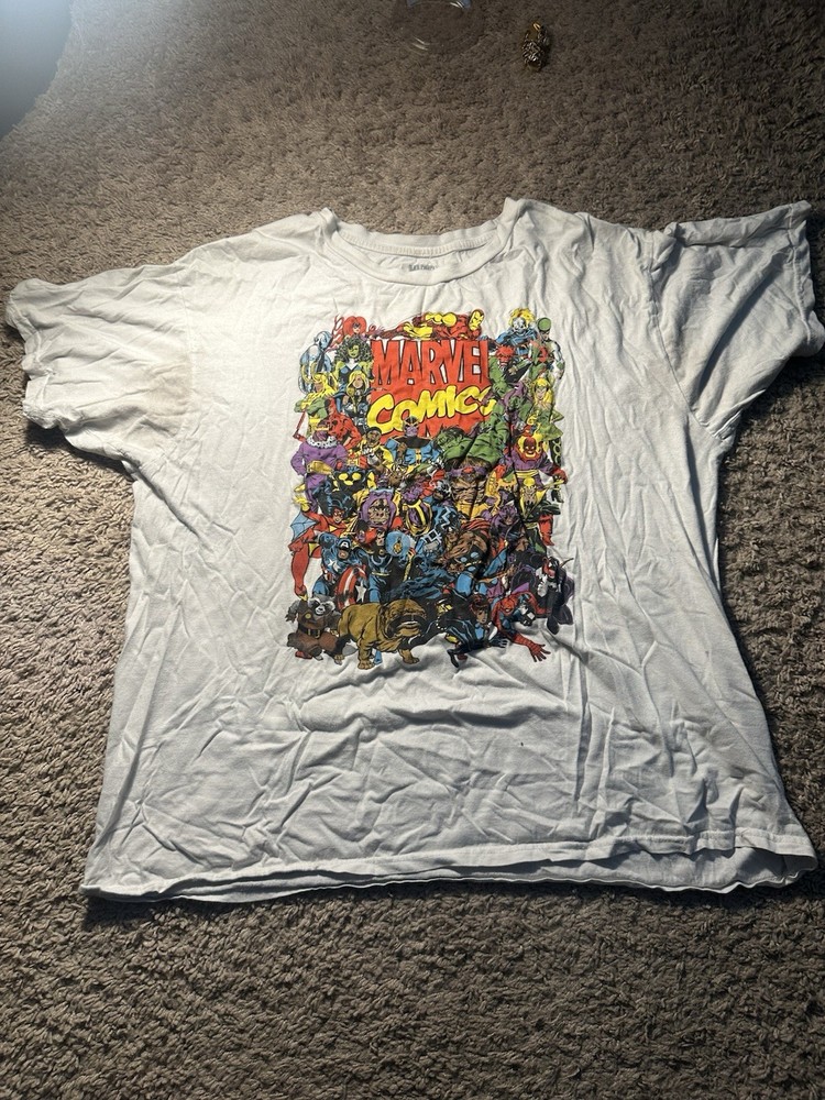 Marvel Avengers Graphic Short Sleeve Tee Men, Multicolor