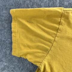 Vintage Club TMO Japan Shirt Mens Large Yellow Afro Graphic Two Tone Tee 90s