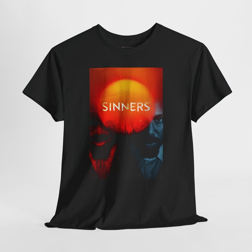 Sinners 2025 Retro Movie Poster Horror Unisex Graphic T-Shirt