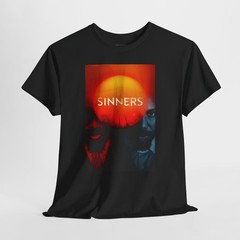 Sinners 2025 Retro Movie Poster Horror Unisex Graphic T-Shirt
