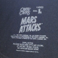Horror Movie T Shirt Lot of 4 Ladies LRG – Freddy Mars Attacks! See Description