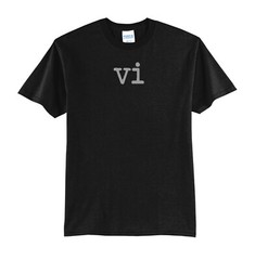 VI-BLACK T-SHIRT-NEW ALL SIZES-GREAT GIFT-USA-ABBREVIATION-VIRGIN ISLANDS