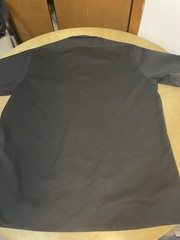 mens dickies work shirt xl all black short sleeve, punk rock, alternative fun