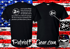 T-shirt,A Well Regulated Militia,The 2nd Amendment,Molon Labe,Gun Rights,DTOM