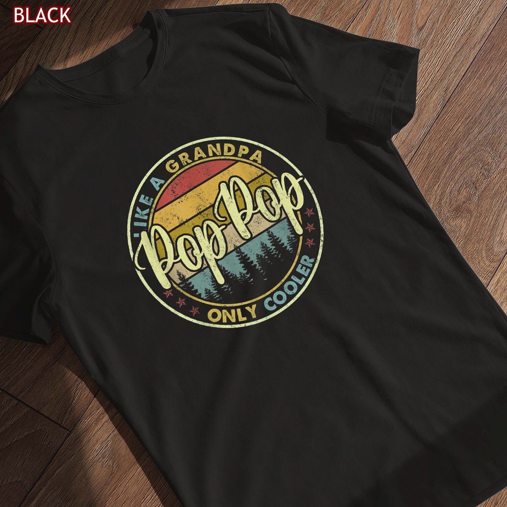 Vintage Poppop Gifts Grandpa Gifts Poppop Father’s Day Gift For Men T-Shirt