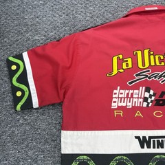 Vintage Drag Racing Shirt Mens Large Darrell Mike Gwynn Dunn Team Mopar Pit USA