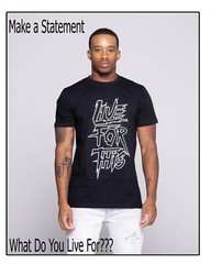 Live For This Tee Shirt Pro Club Shaka Big Tall Small Streetwear Statement T