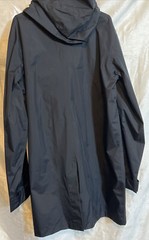 Jack Wolkskin Crosstown Raincoat Men Black size Medium