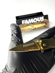 Famous Stars And Straps Patch Lanyard And Knife Set Travis Barker Blink 182 Y2K