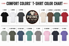 Custom Single-Sided T-Shirt Print Your Photo Logo Text Gildan/ Comfort Color