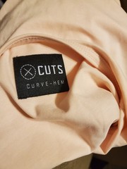 Cuts Clothing/ 3 Pieces Set Crew Elongated Stretch Shirt. Size L