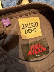 Gallery Dept Art That Kills ATK Skull Black Tee Size Small Brand New