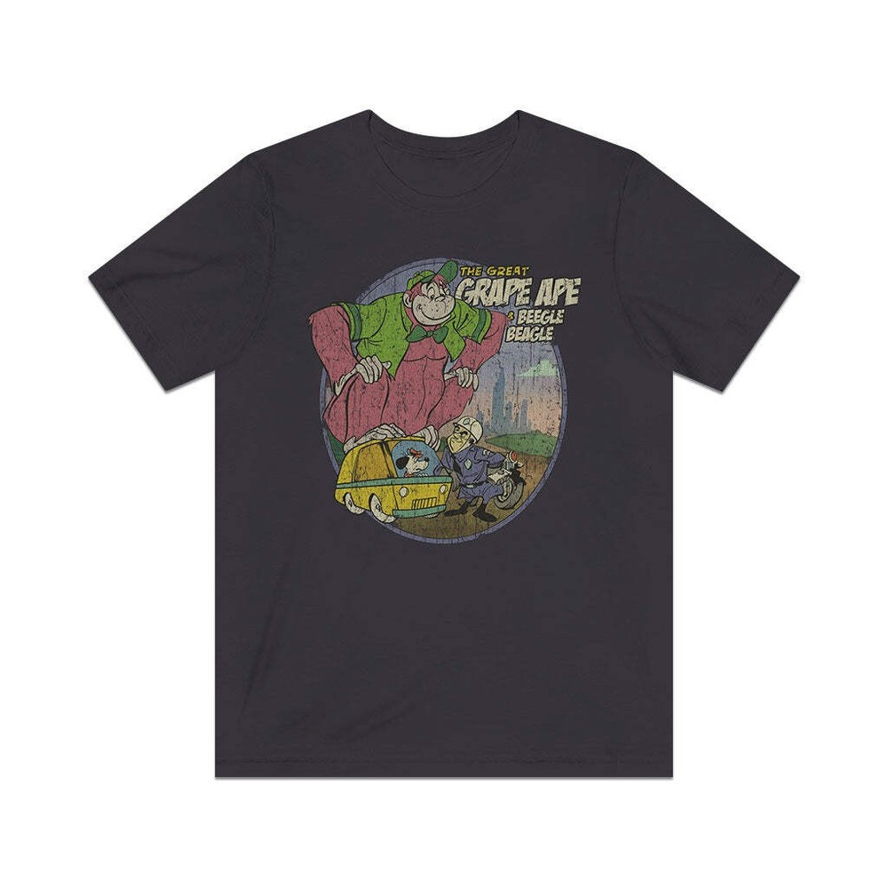 The Great Grape Ape and Beegle Beagle 1975 Vintage Men’s T-Shirt