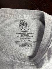 Men’s Saved by the Bell Short Sleeve Tee Shirt Size Size Medium Gray