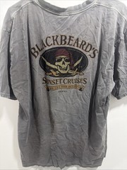 Sz L Vintage Black Beard’s Cruises We Got The Booty Cozumel Mexico T-Shirt