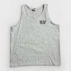 Vintage Eat It Raw Tank Top | 1990s Half Shell Raw Bar Key West Florida Anvil L