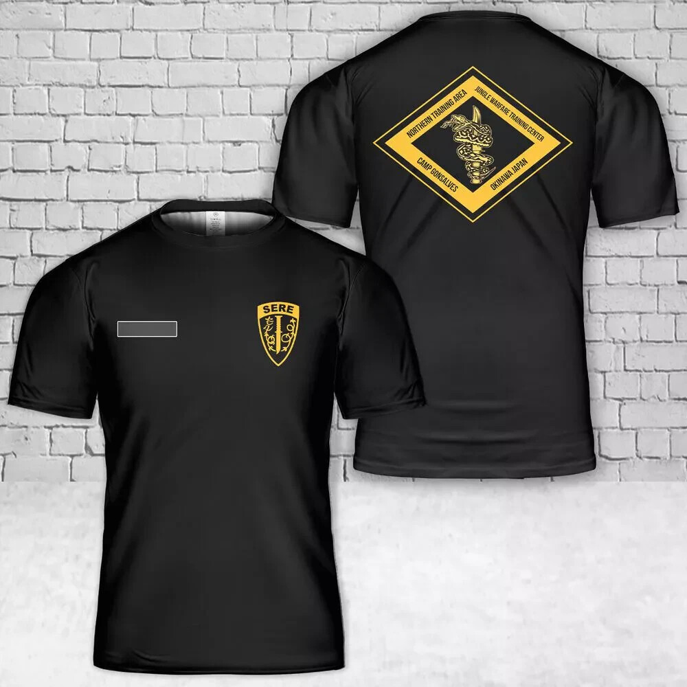 Custom Name Jungle Warfare Training SERE School Northern Training Area 3D Shirt