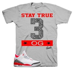 Shirt To Match Jordan 3 Fire Red – Stay True Sneaker Tees
