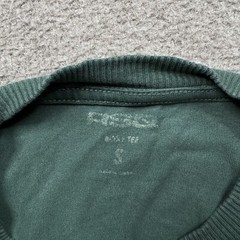 RSQ T Shirt Men’s Size S Green Boxy Cropped Tee Crew Neck Short Sleeve Casual
