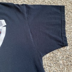 Vintage Tuxedo Bow Tie Novelty Formal Graphic Tee Shirt Black Men’s Size LARGE