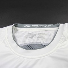 Nike Pro Combat Short Sleeve Shirt Men’s White Used XXL