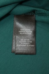 Kenneth Cole Men’s Crew Neck Short Sleeve Active Tee Pacific Green M Embroidery