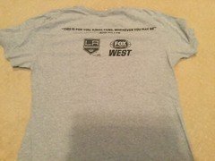 BOB MILLER 44 YEARS TRIBUTE LOS ANGELES KINGS HOCKEY MENS XL T SHIRT