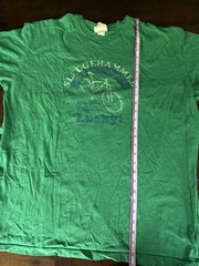 Napoleon Dynamite Shirt Mens XL Green 2006 Movie Promo Bike Sledgehammer