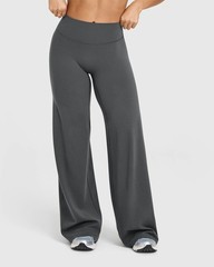 Yoga Pants Women High Waist Stretch Casual Soft Straight Leg Bottoms Darkgrey…