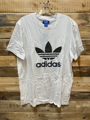 adidas Originals Men’s Trefoil Xeno Stacked T-Shirt, White, A1(C523T)