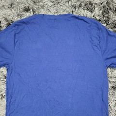 Hurley Shirt Mens Large Blue Tropical Logo Graphic Tee Tagless Crewneck Surf