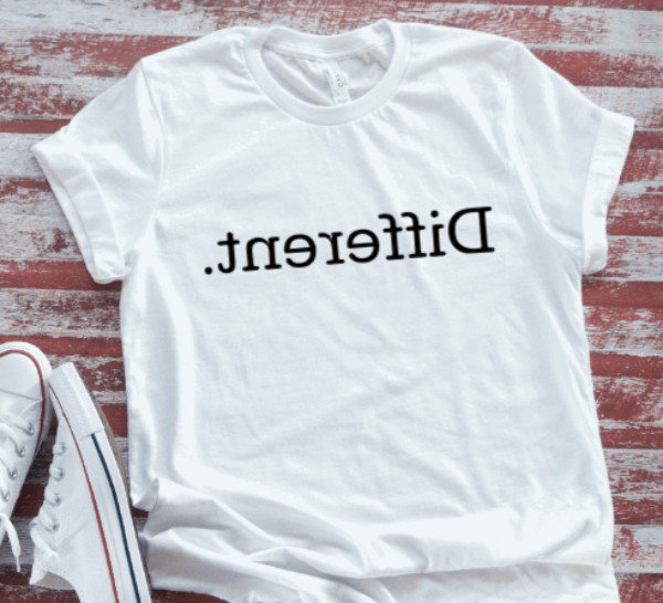 Different Unisex White, Short-Sleeve T-shirt
