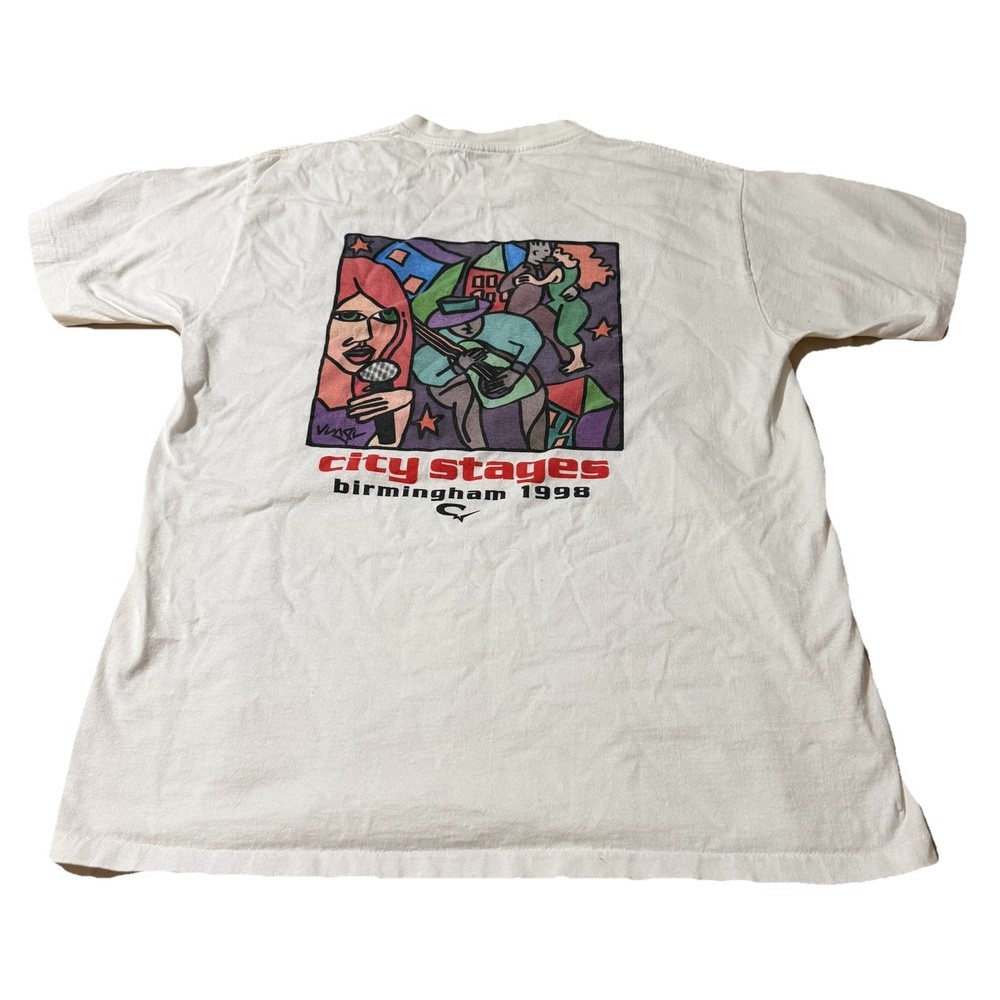 Vintage 90s City Stages Birmingham Alabama 1998 Concert Shirt Size Large