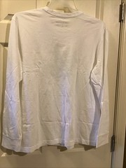 Life is Good Mens Large White Long Sleeve T- Shirt Crusher Jake & Rocket Graphic