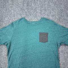 The North Face Shirt Mens XL Green Contrast Pocket Tagless Slim Fit Tee Crewneck
