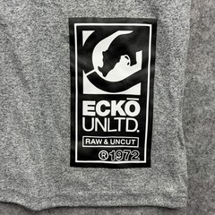 Ecko Unltd Shirt Mens 3XL Gray Marled Short Sleeve Logo Streetwear New With Tags