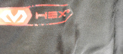Under Armour Shirt Mens Medium Black Compression Fitted Sleeveless Hex HeatGear