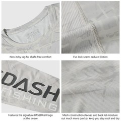 Men’s Camo Fishing Shirts UPF 50+ Long Sleeve Quick Dry Lightweight T-Shirts …