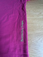 Nike World Tour T-Shirt XL Pink City List Beaverton Oregon Move Your Body Sole